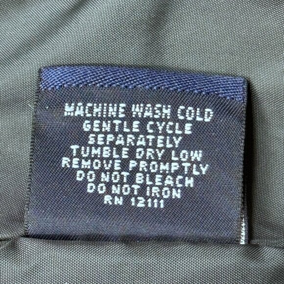 Roundtree & Yorke Mens Black Full Zip Jacket Lined Mock Neck Freece Pockets Sz M - Picture 14 of 14